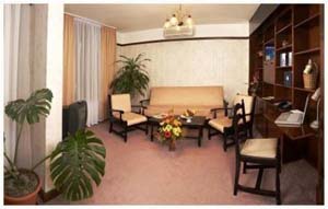 2 person junior suite with city view, queen bed, private facilities (bath and shower), and breakfast